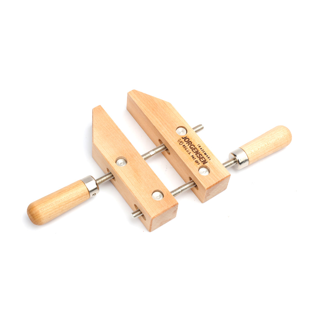 Pony Jorgensen 6in Wooden Hand Screw Clamps Set - Adjustable jaws for versatile clamping