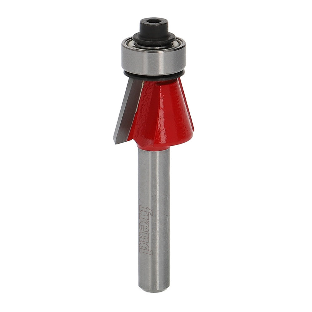 Freud Chamfer Router Bit 15° Angle, 1/4in Shank - Ideal for multi-sided projects and joinery