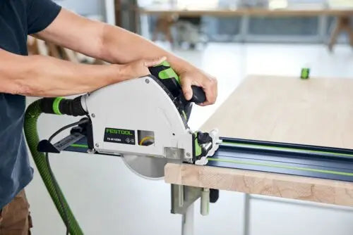 Festool 100 Year Limited Edition FS Guide Rail 1400mm in anodised aluminium, with integrated splinterguard