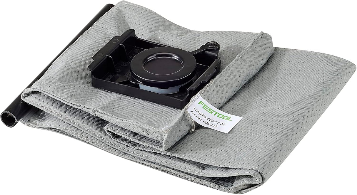 Festool Reusable Long Life Filter Bag for CT 36 in use with CTL 36 Dust Extractor