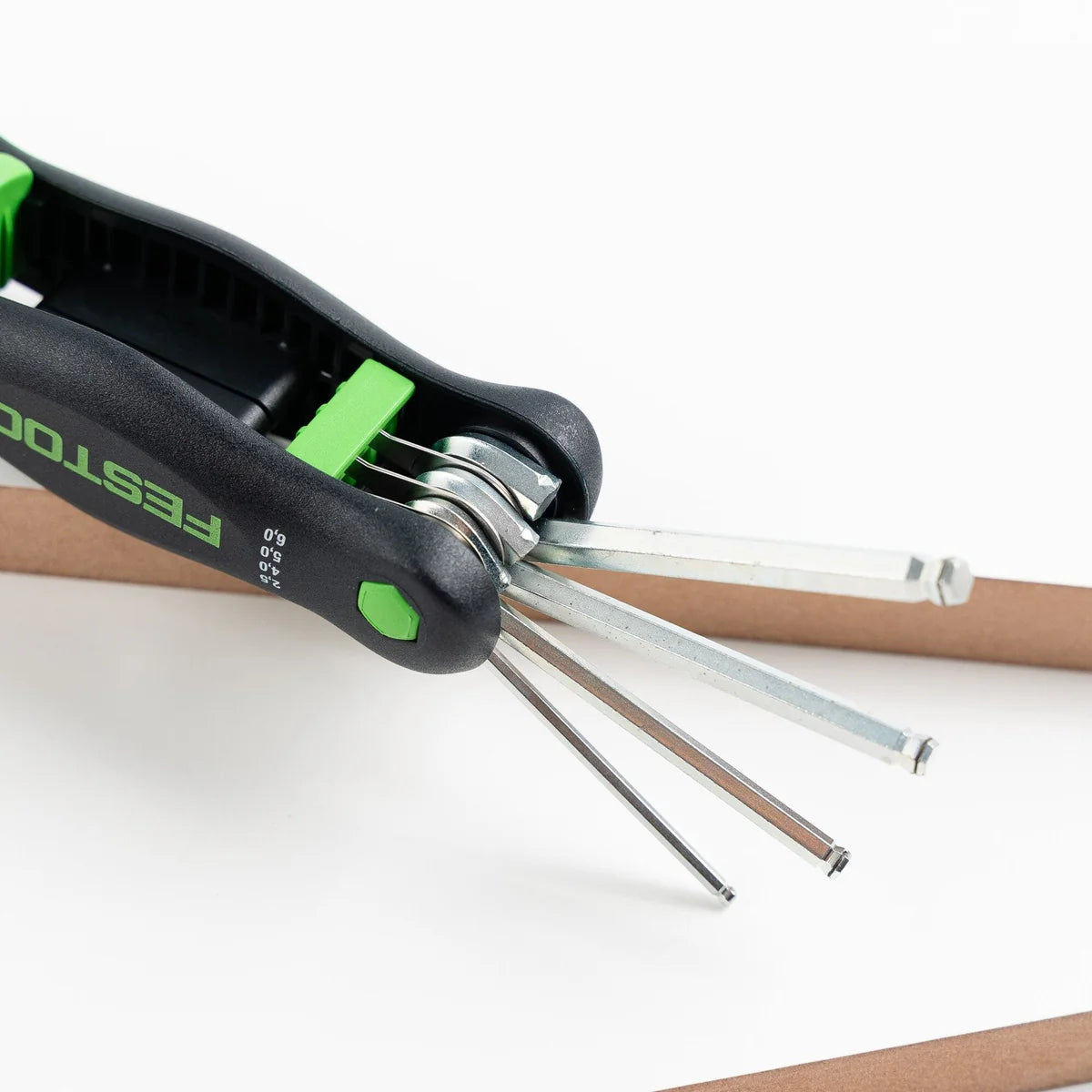 Festool Multi Toolie hexagon spherical head tool with 9 wrenches and ergonomic housing, 12 cm long