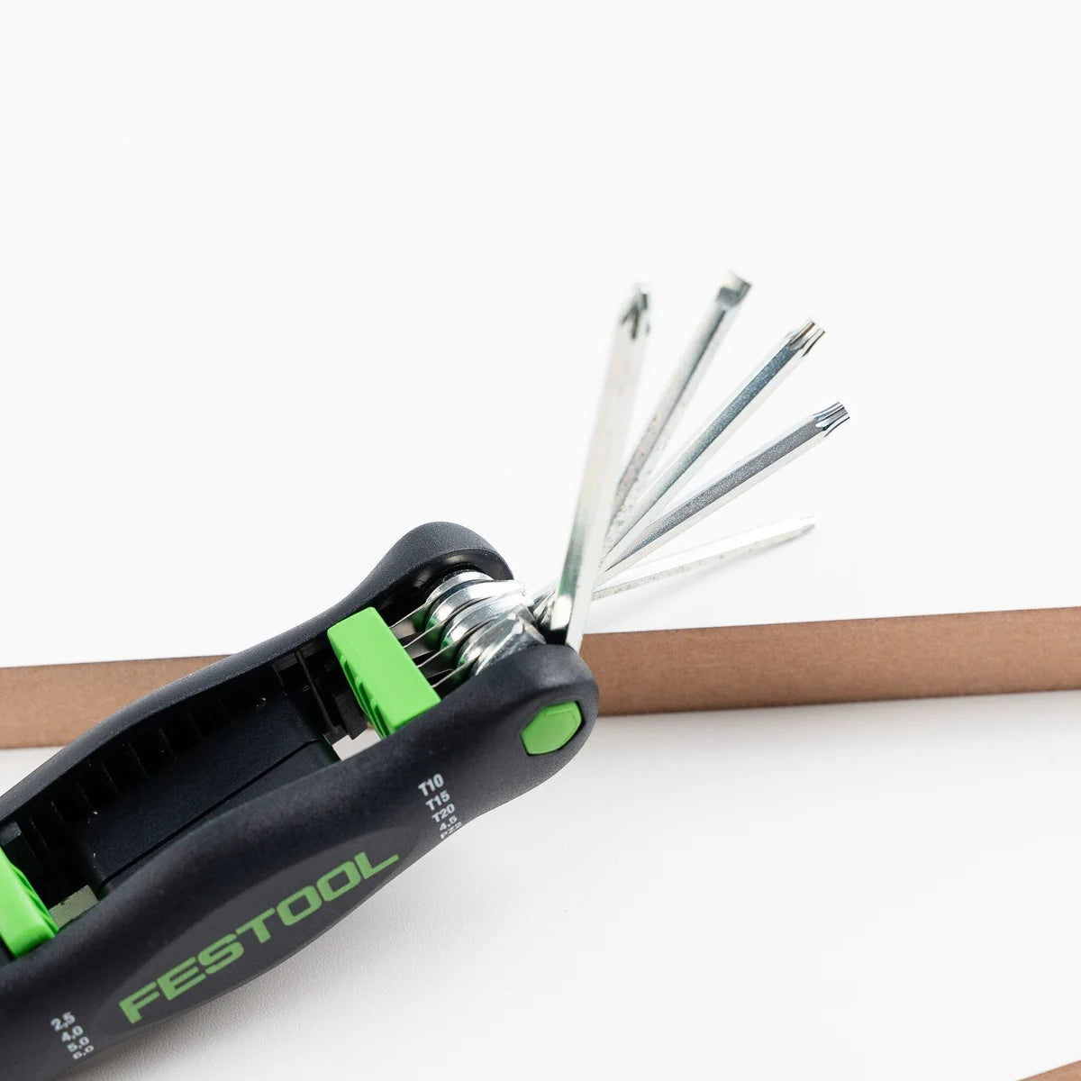 Festool Multi Toolie hexagon spherical head tool with 9 wrenches and ergonomic housing, 12 cm long