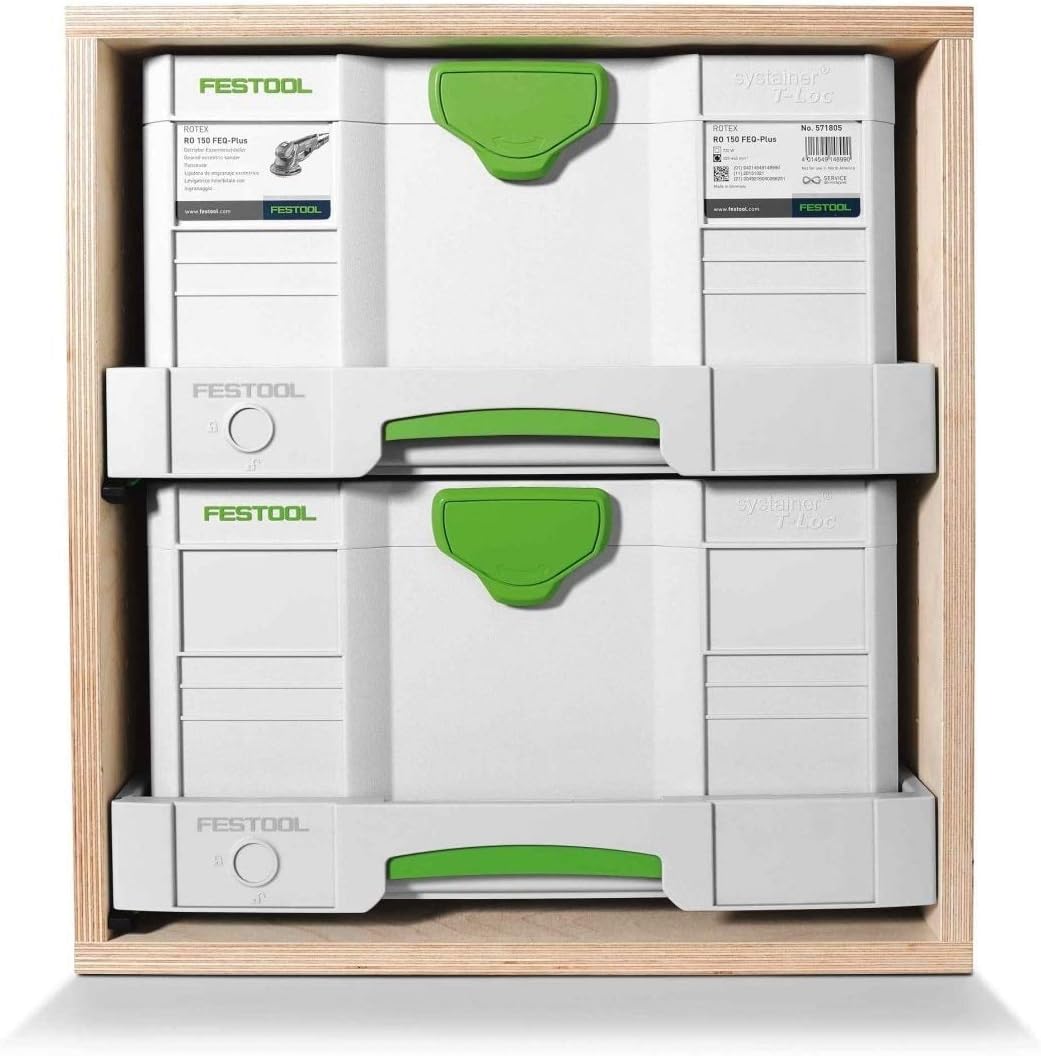Festool Systainer Drawer with Pull Out Shelves - Easy access and secure storage solution for woodworking tools