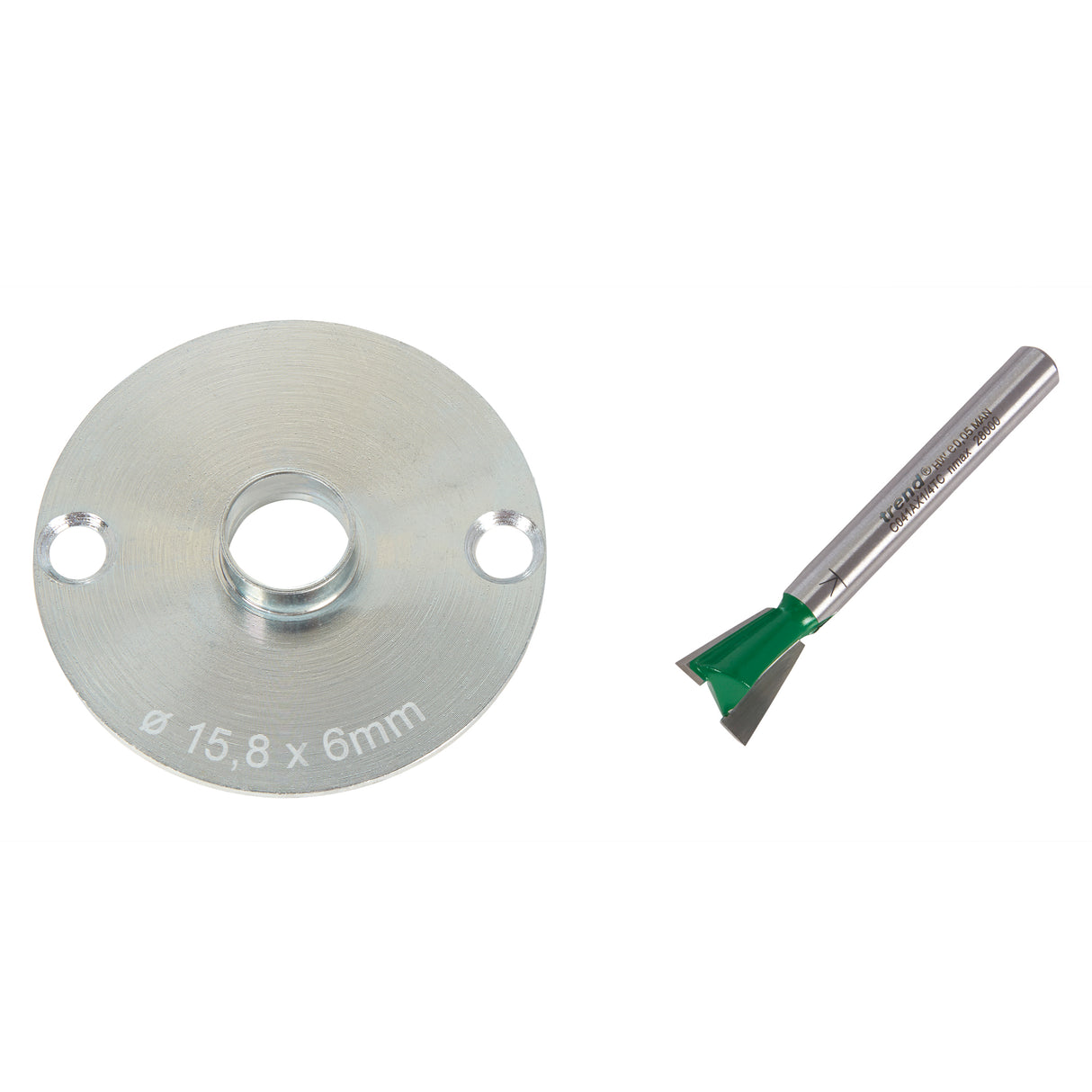 Trend Dovetail Jig 600mm with Half-Blind Template for Plunge Routers - Side View