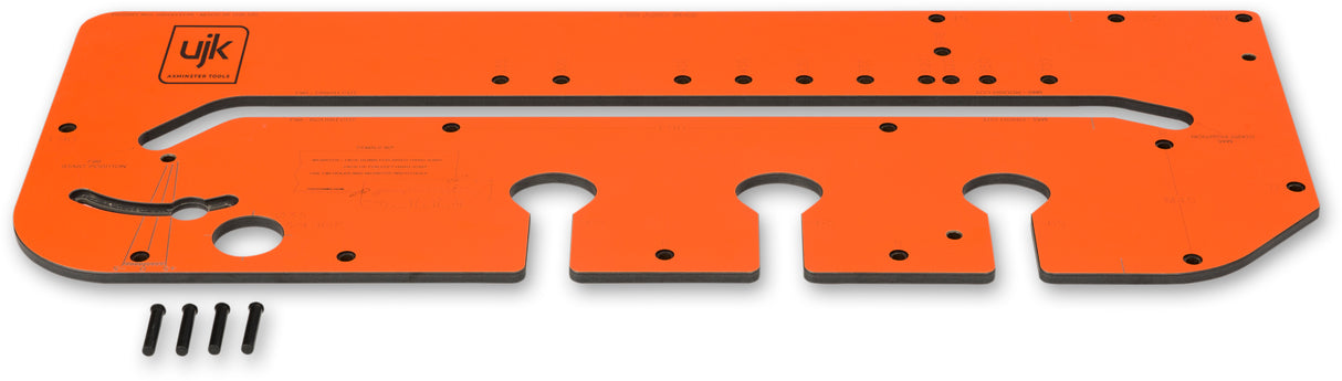 UJK Variable Angle Kitchen Worktop Jig for precise corner joints and radii in Australian woodworking projects