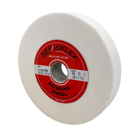 Abrasiflex Aluminium Oxide Grinding Wheel for Bench Grinders - 150 x 25mm