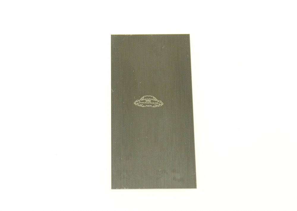 Crown Traditional Cabinet Scraper 0.9mm Sheffield Tempered Carbon Steel Profile
