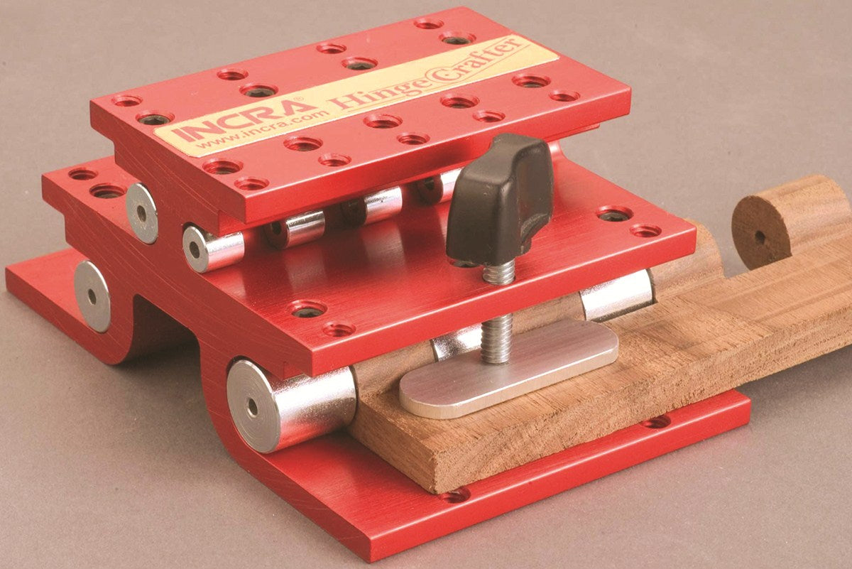 Incra Wooden HingeCrafter Jig for precise cabinet hinges installation