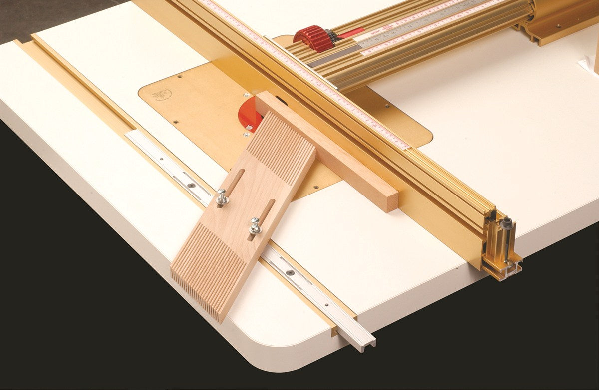 Incra Mitre Slide Aluminium on 457mm track for woodworking jigs