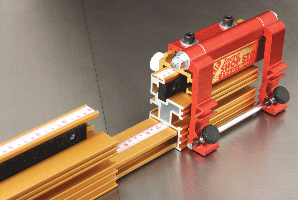 Incra Miter 1000 Special Edition Metric Adjustable Fence close-up