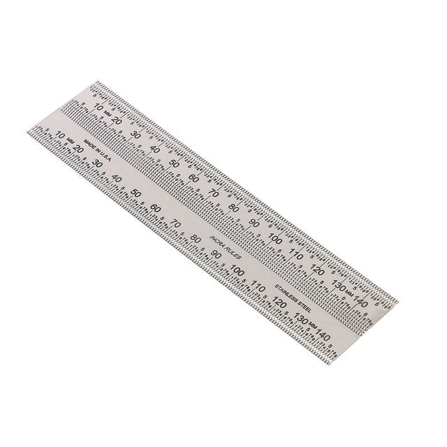 INCRA Precision Marking Rule showcasing detailed metric measurements and innovative design
