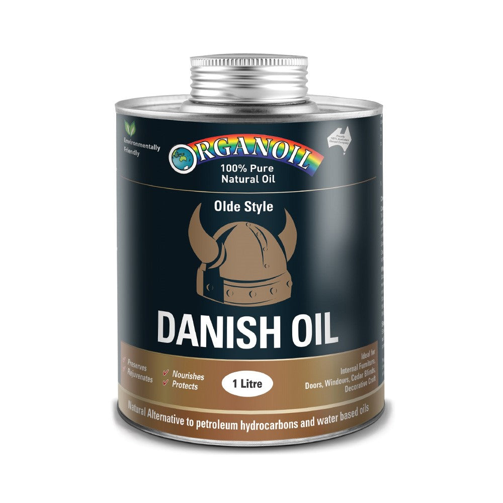 Organoil Natural Danish Oil enhancing the warm colour of Australian hardwoods