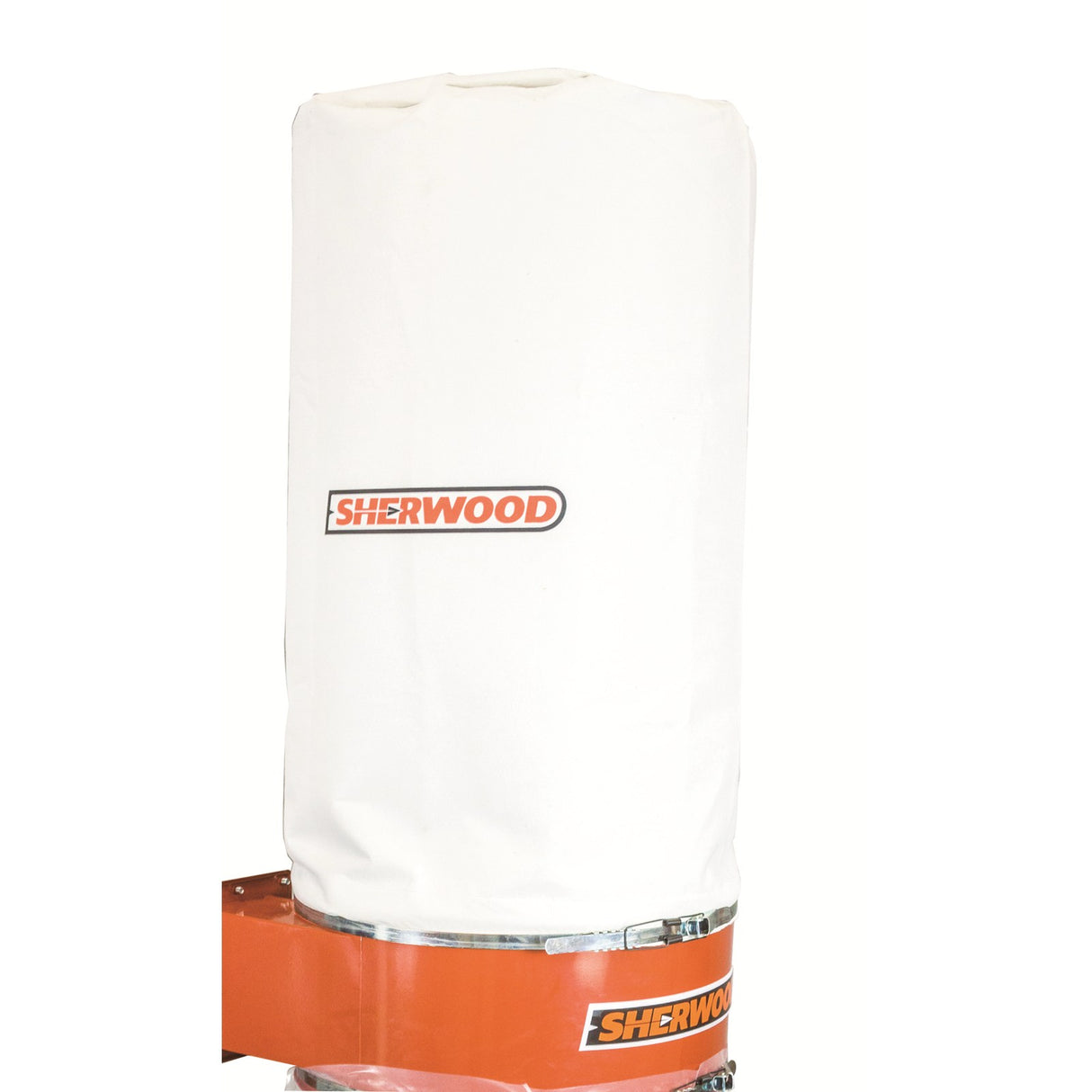 Sherwood Needle Felt Filter Dust Extractor Bags 370mm Diameter - Efficient needle felt filtration for 1HP units