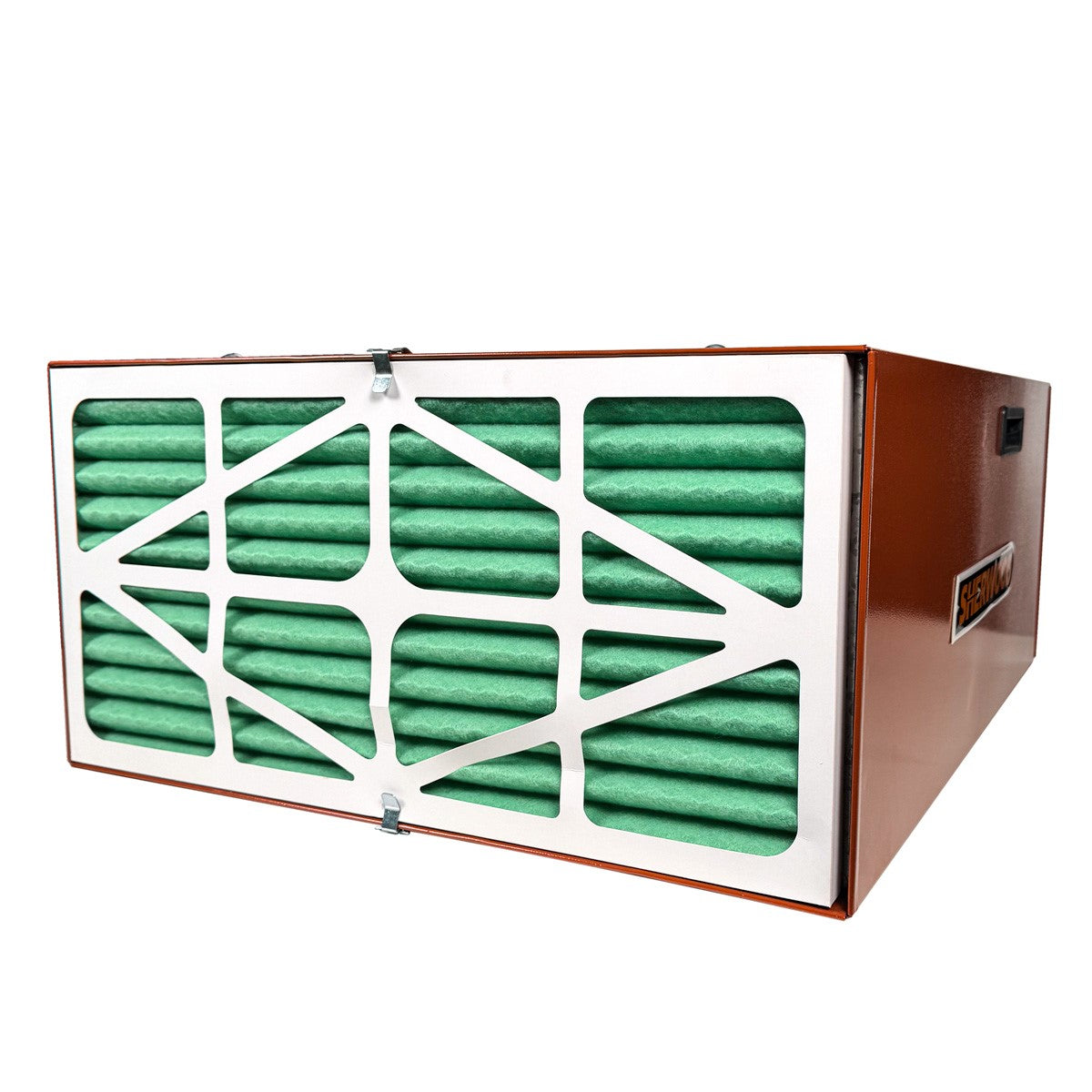 Sherwood 1000CFM Room Cleaner Air Purifier workshop air filtration in action at Australian woodworking tools store