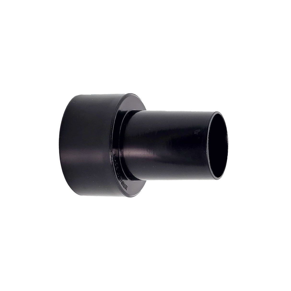 Sherwood 2 1/2in to 1 1/2in Dust Extractor Hose Reducer in red color, angled view