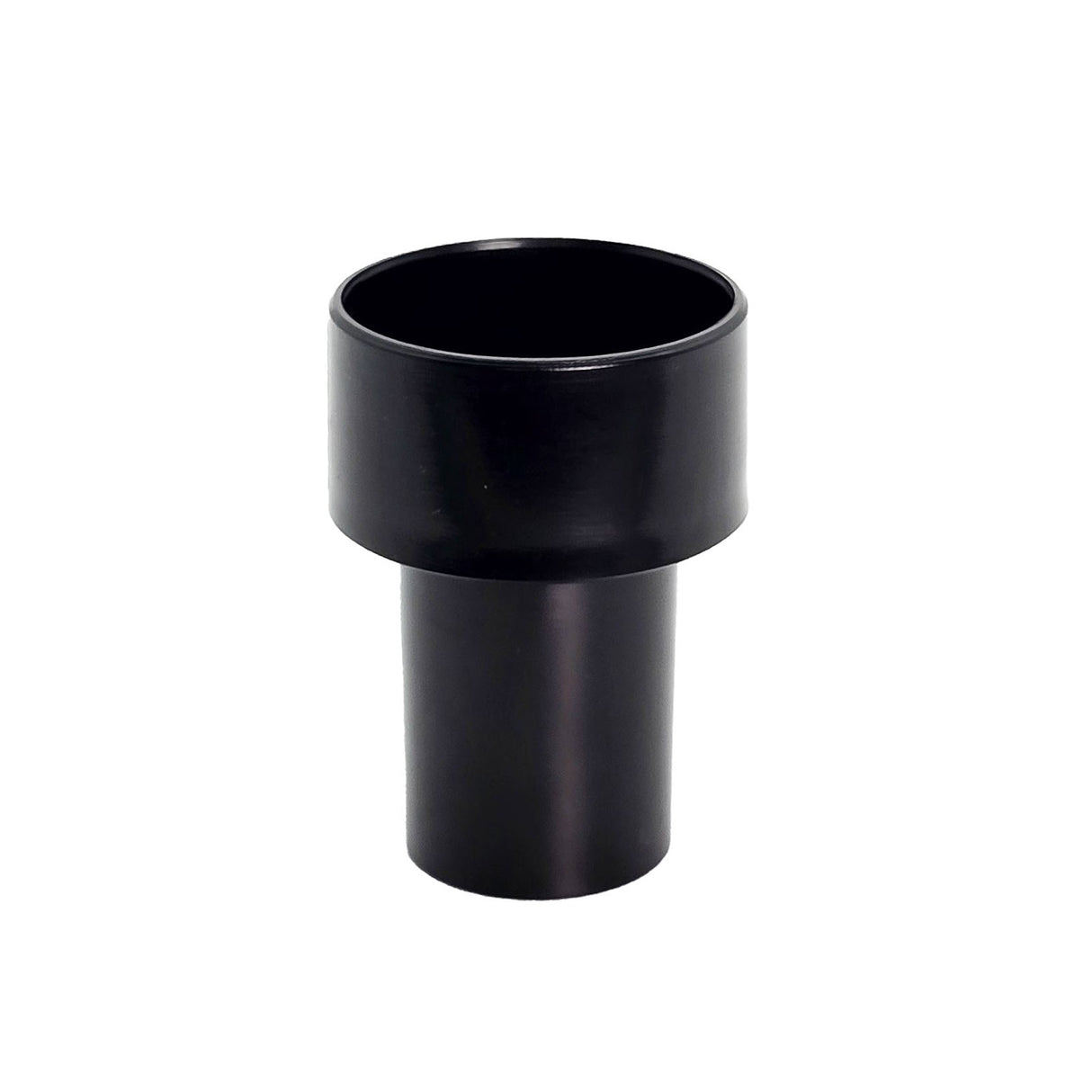 Sherwood 2 1/2in to 1 1/2in Dust Extractor Hose Reducer in action with machine outlet