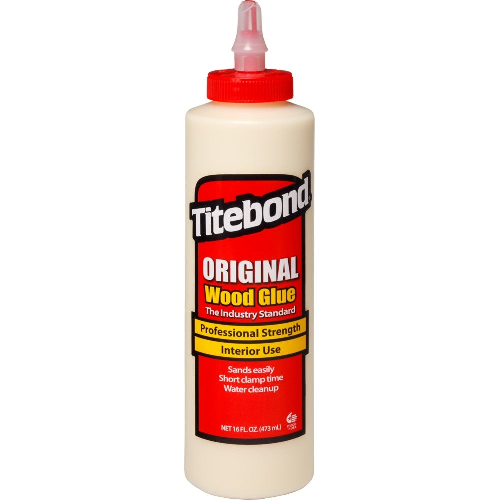 Titebond Original I Woodworking Glue - Yellow aliphatic resin bottle with product label
