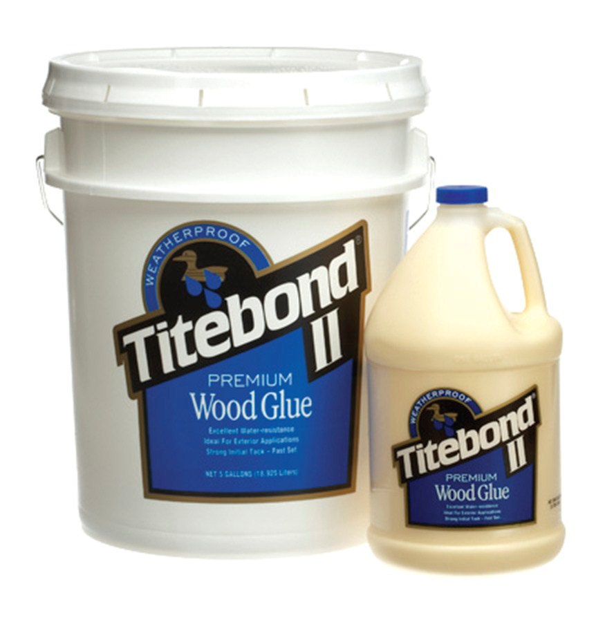 Titebond II Premium Water Resistant Glue PVA Yellow Aliphatic Resin bottle with label and cap