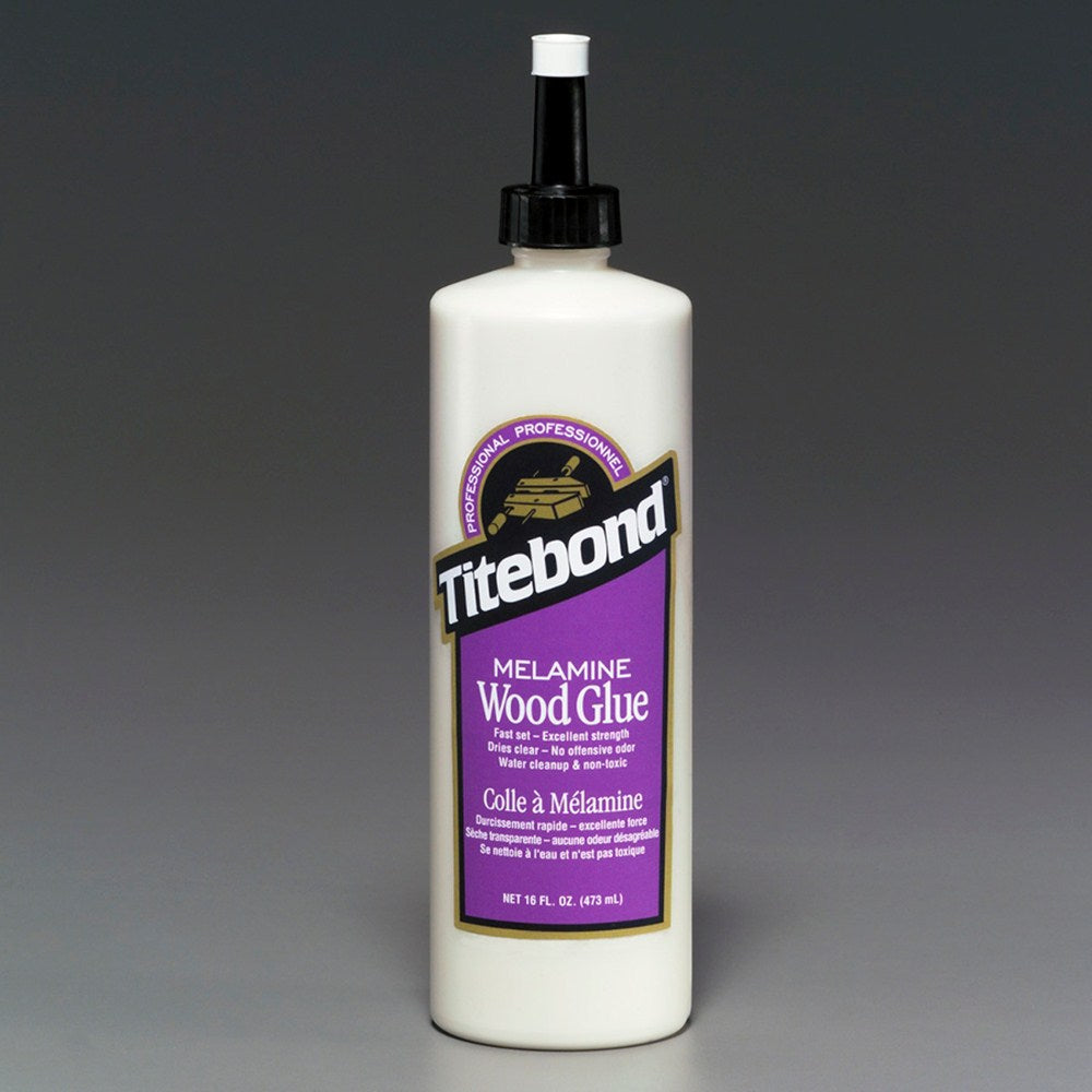 Titebond Melamine Glue for Woodworking, Fast Tack with Long Open Time