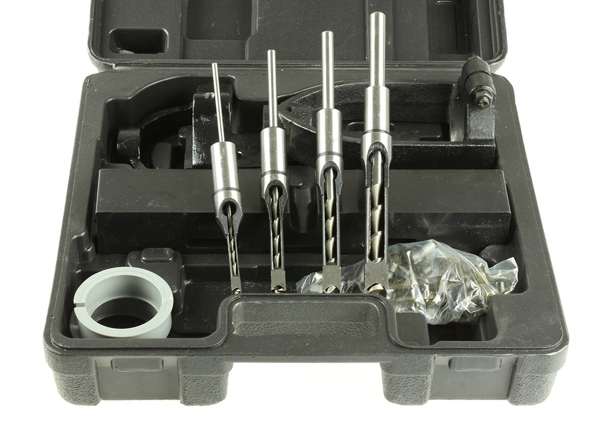 Sherwood Mortice Attachment kit for drill presses, with shims for collar sizes 55-65mm