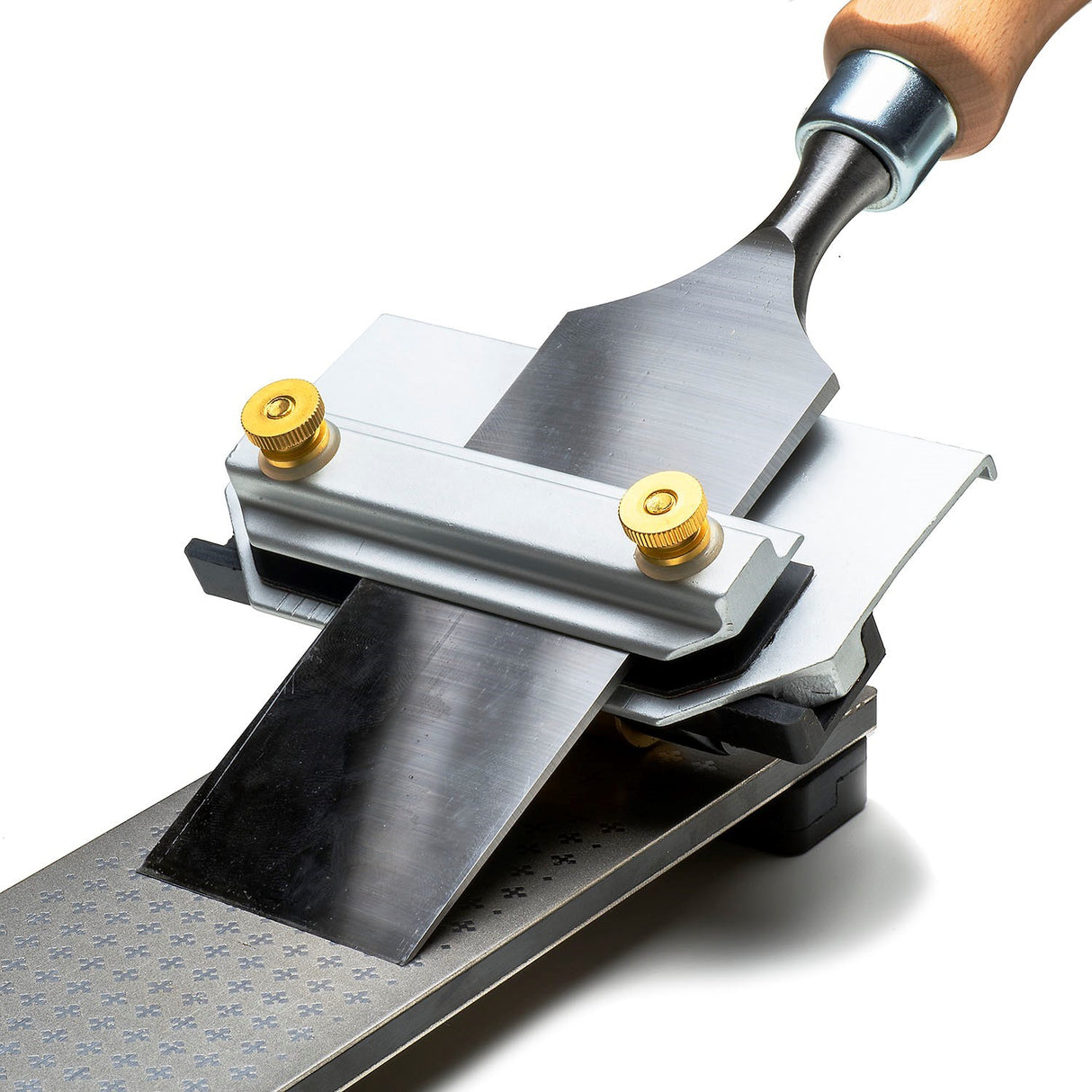 Deluxe Honing Guide Sharpening Jig clamping chisels & plane blades 0-63mm with precision and ease