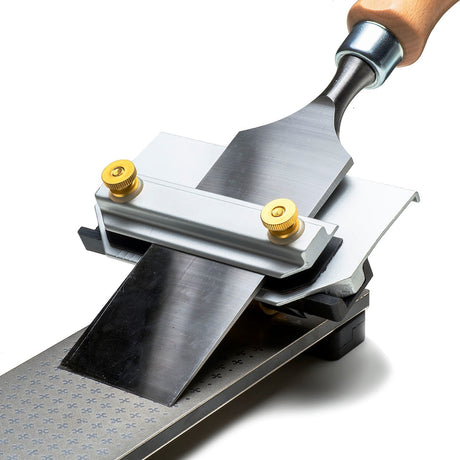 Deluxe Honing Guide Sharpening Jig clamping chisels & plane blades 0-63mm with precision and ease