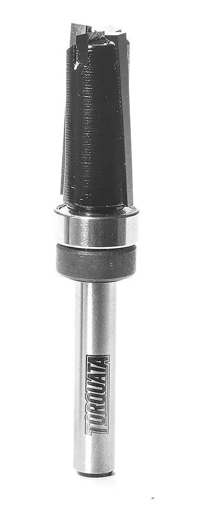Torquata Pattern Following Straight Router Bit in quarter-inch size for precise cuts on timber and composites