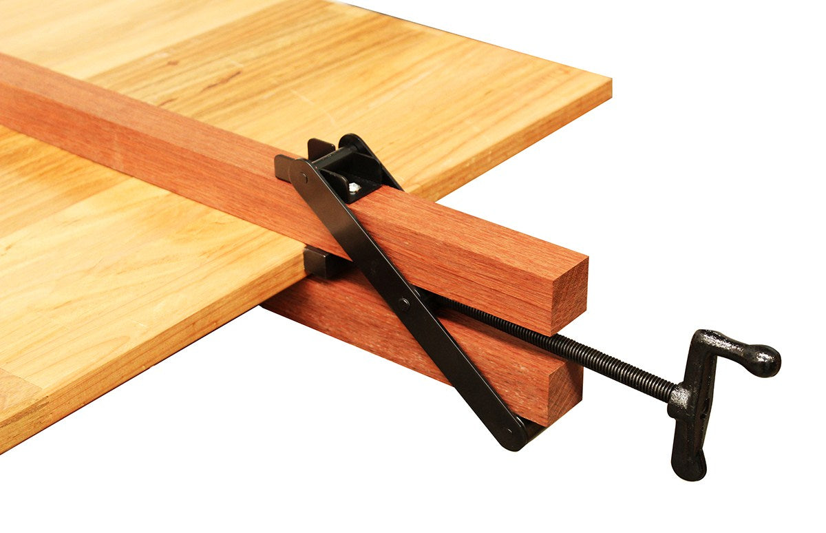 Torquata 4-Way Panel Clamp Hardware for Single Clamp - Angled view showing adjustable clamps and sturdy construction