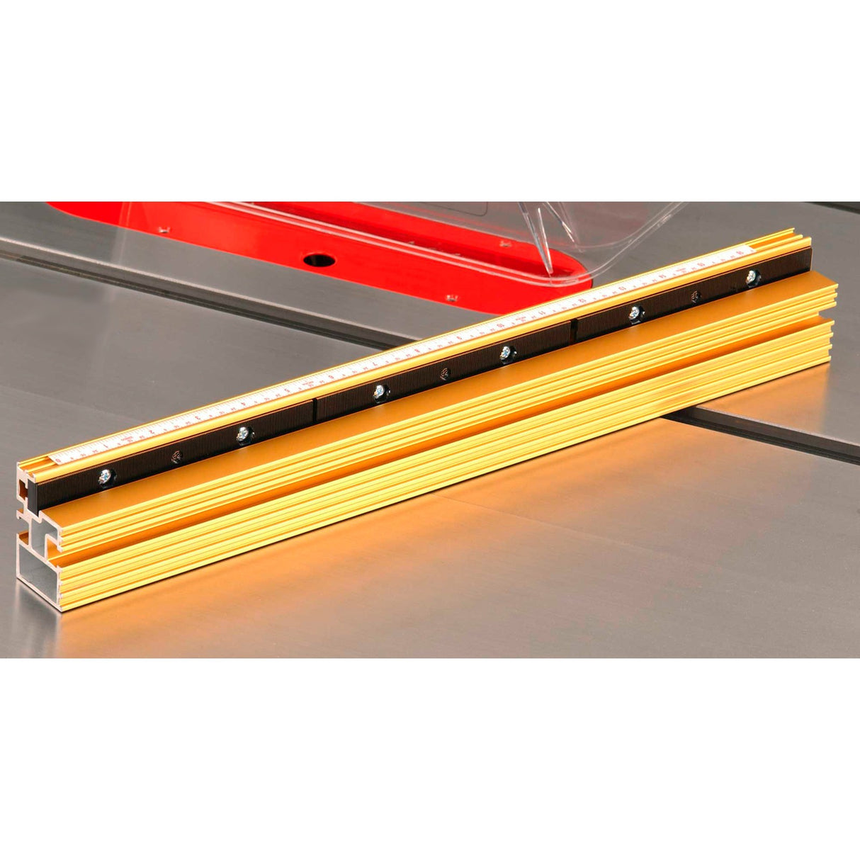 INCRA Flip Fence for Mitre Guides, aircraft-grade aluminum extrusion, 457-787mm range, high performance and rigidity