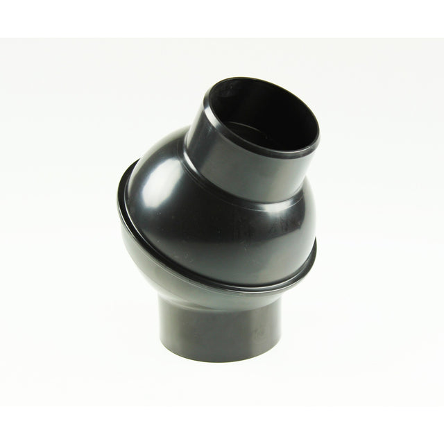 Sherwood 4in Dust Extraction Ball Joint Connector for woodworking tools - durable plastic construction for flexible dust hose articulation