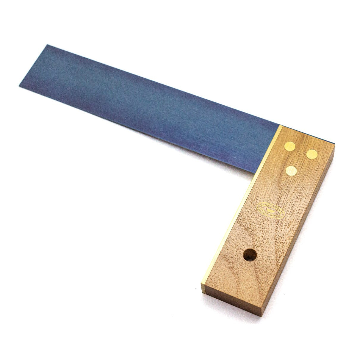 Carpenter's Try Square 225mm Beechwood Brass Handle Australian Woodworking Tools - Crown