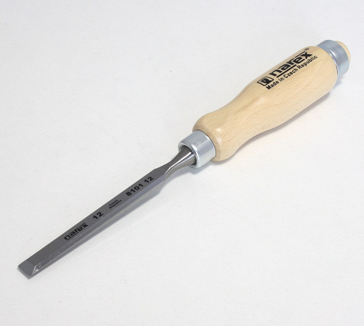 Narex Set of 6 Cabinet Chisels Bevel Edge in Wooden Case - Various Sizes in Attractive Wooden Case