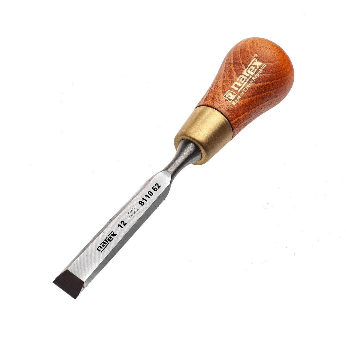 Narex Butt Chisels with Hornbeam Handles, high-alloy chrome-manganese steel blades from the Czech Republic