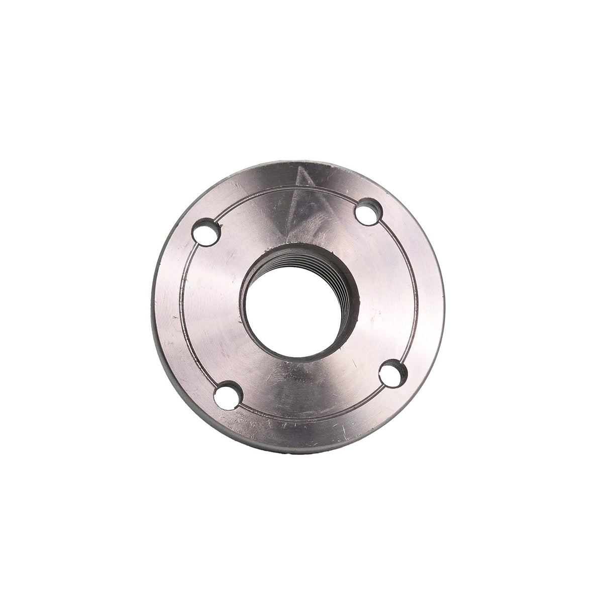Baladonia Steel 75mm Face Plate for Wood Lathe M30 Thread, heavy-duty bright steel face plate with M30 thread size