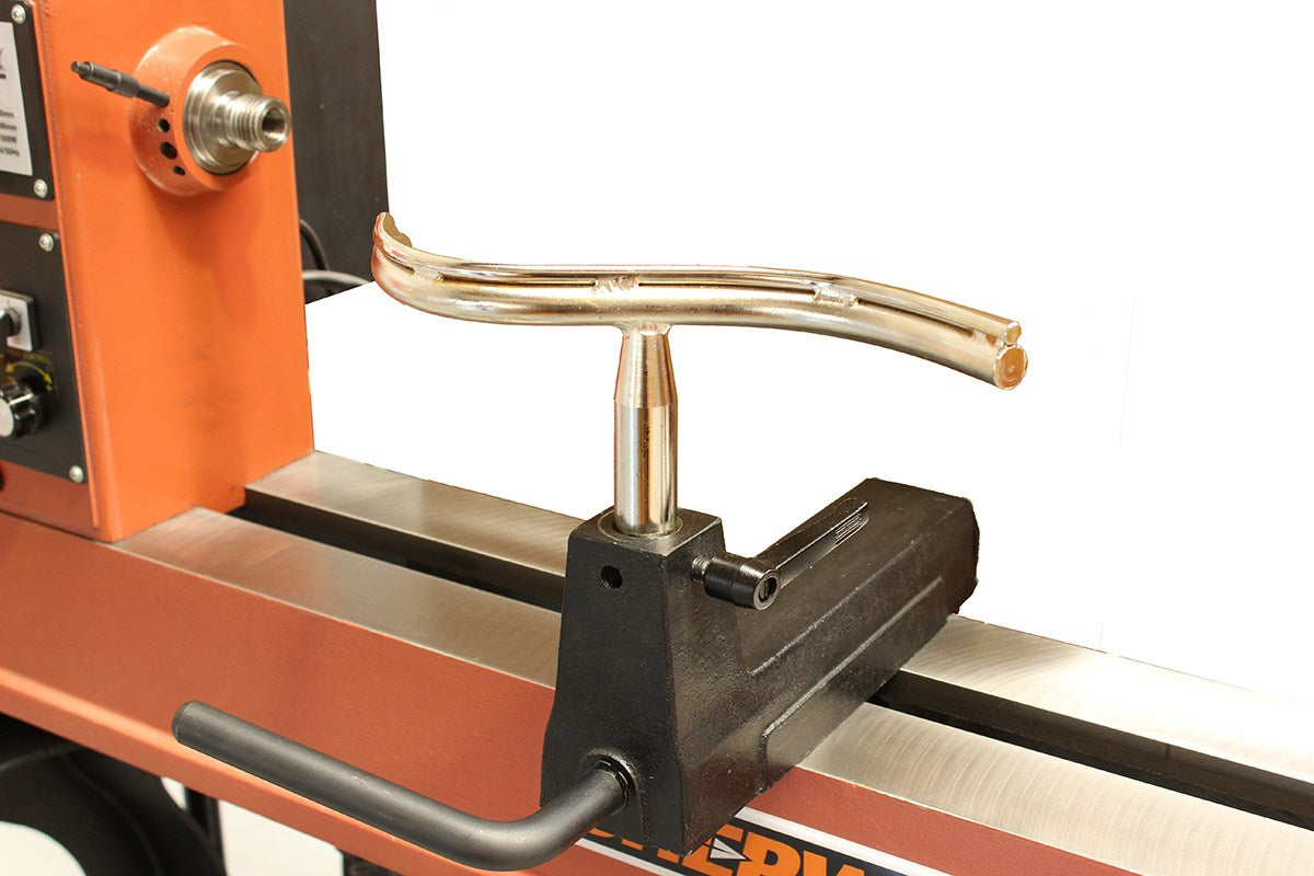 Baladonia Set of 4 Bowl Toolrests for Wood Turning Hollowing, 25mm Shaft, angled view