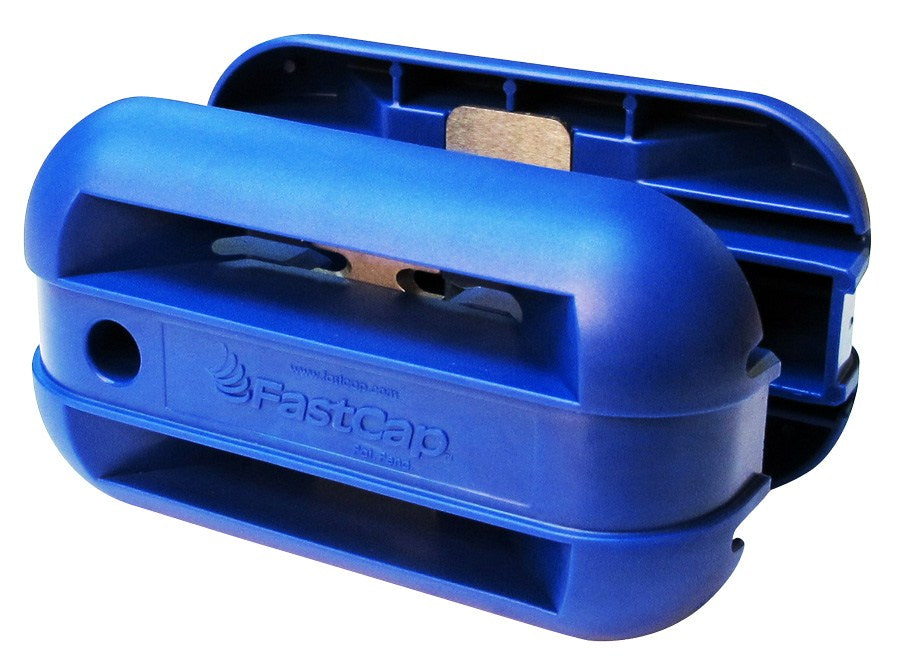 FastCap Quad Edge Trimmer with Carbon Steel Blade Pneumatic in action, trimming edge banding effortlessly