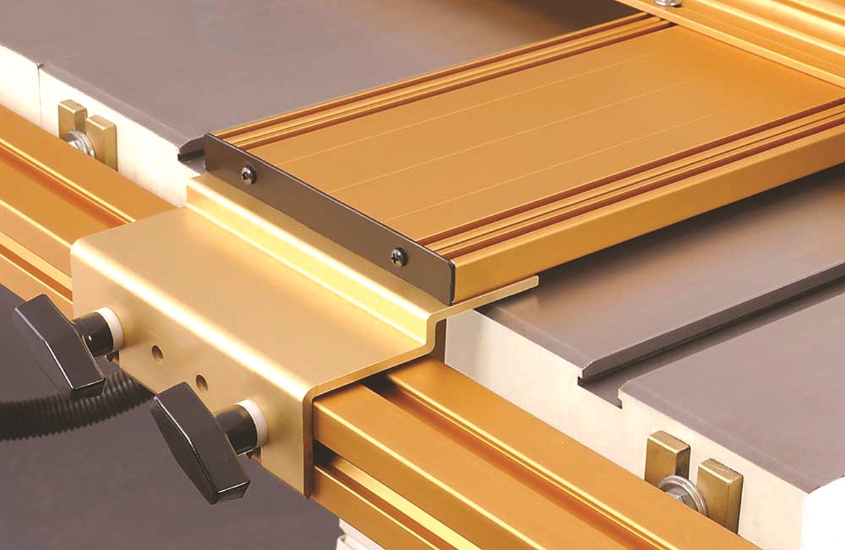 Incra TSLS 32in Table Saw Fence System detail showcasing Automatic Positioning Control