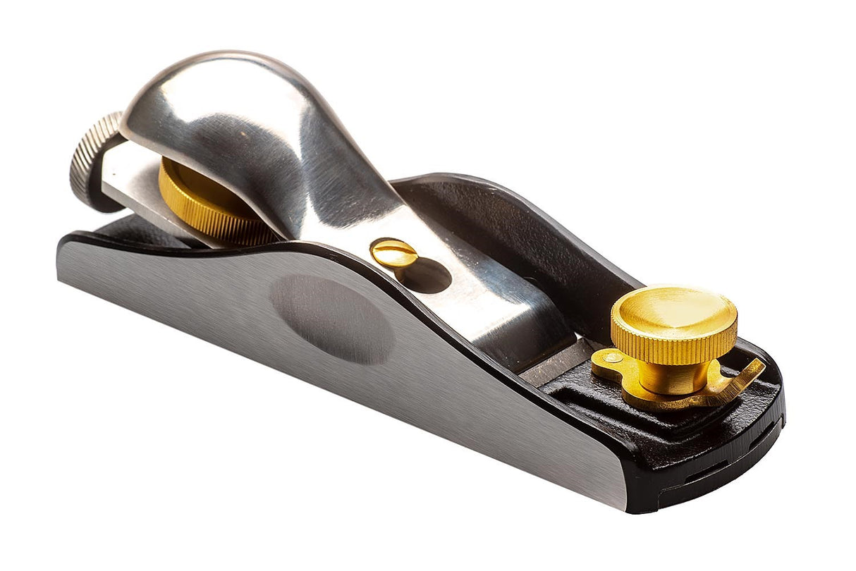 Luban Knuckle Cap Block Plane showcasing 20 degree bed angle in fine craftsmanship
