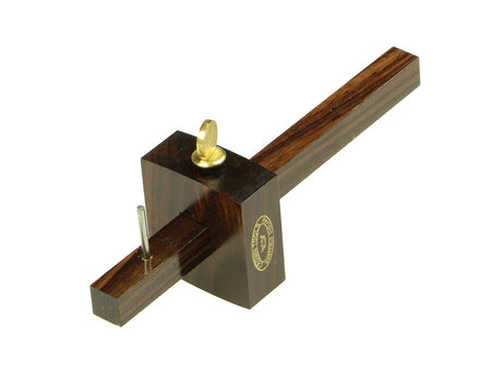 Crown Mini Marking Gauge with Rosewood & Brass, ideal for precise woodworking tasks