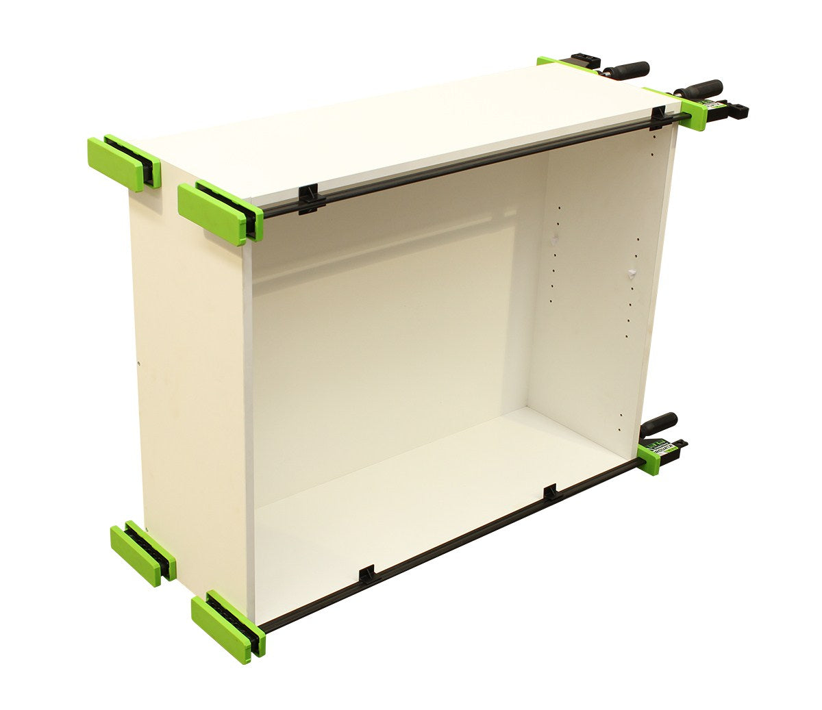 Torquata Parallel Clamp 300mm in use on wooden panel