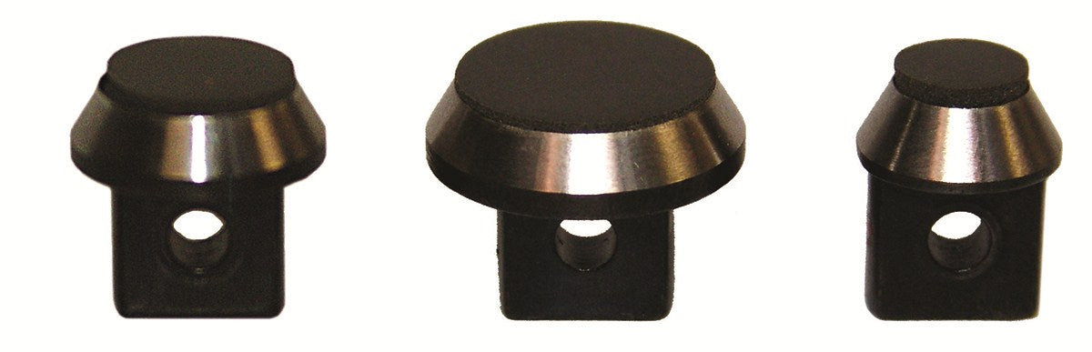 FastCap Hole Punch Tool Set with Hard Shell Case in action, punching out caps for precision edgebanding