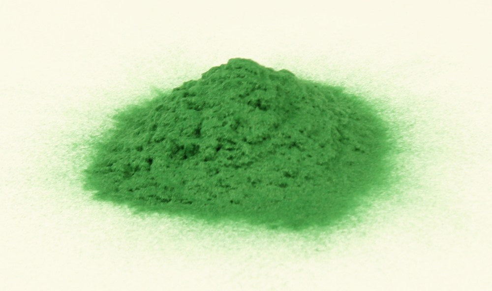 Emerald green flocking powder for woodcraft surfaces, sold separately. Ideal for creating hidden finishes on timber projects