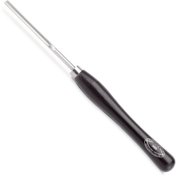 Crown 6mm M2 Cryogenic Steel Spindle Gouge for woodturning on a lathe