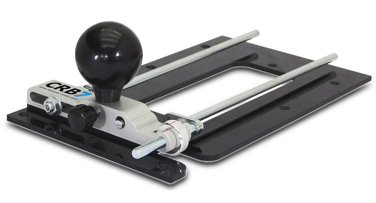M-Power CRB7 Router Base with Small Circle Compass - Precision circle and hole routing jig Australia woodworking tools store