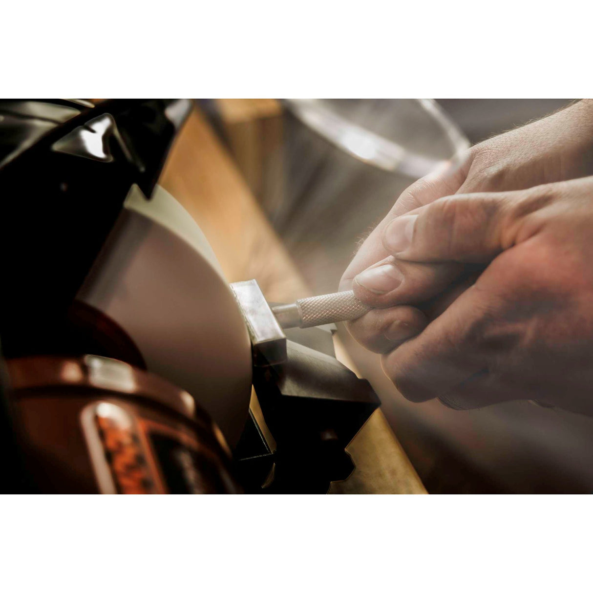 Industrial diamond wheel dressing stick for bench grinder, 45 x 13mm, truing and cleaning grinder wheels effectively