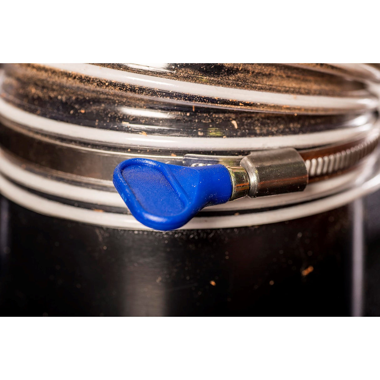 Sherwood 2.5in Diameter Flexible Hose Tool-Free Clamps - Easy winder handle for secure hose connection