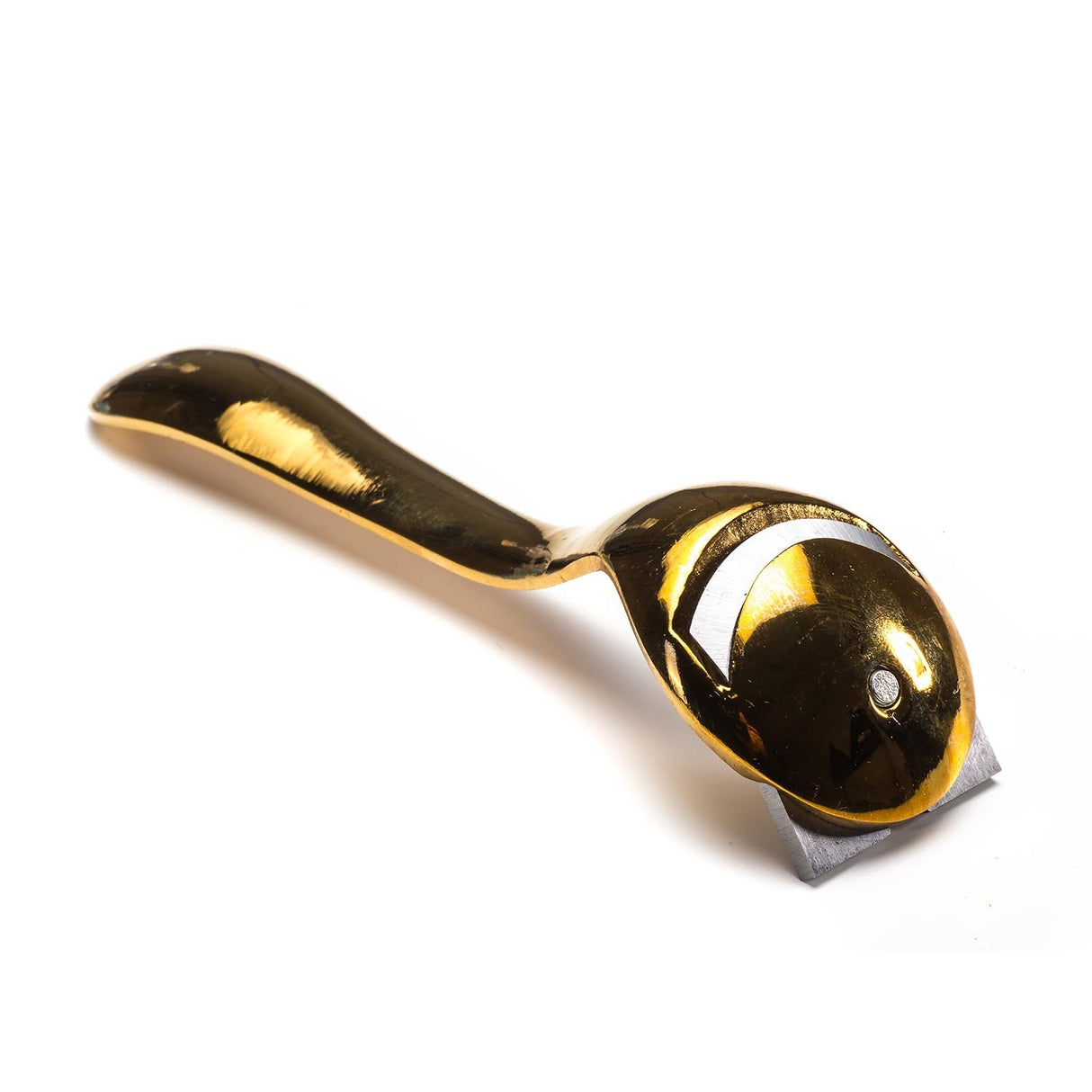 Luban Spoon Carver's Plane in bronze material, ideal for hollow or dished cuts on spoons and bowls