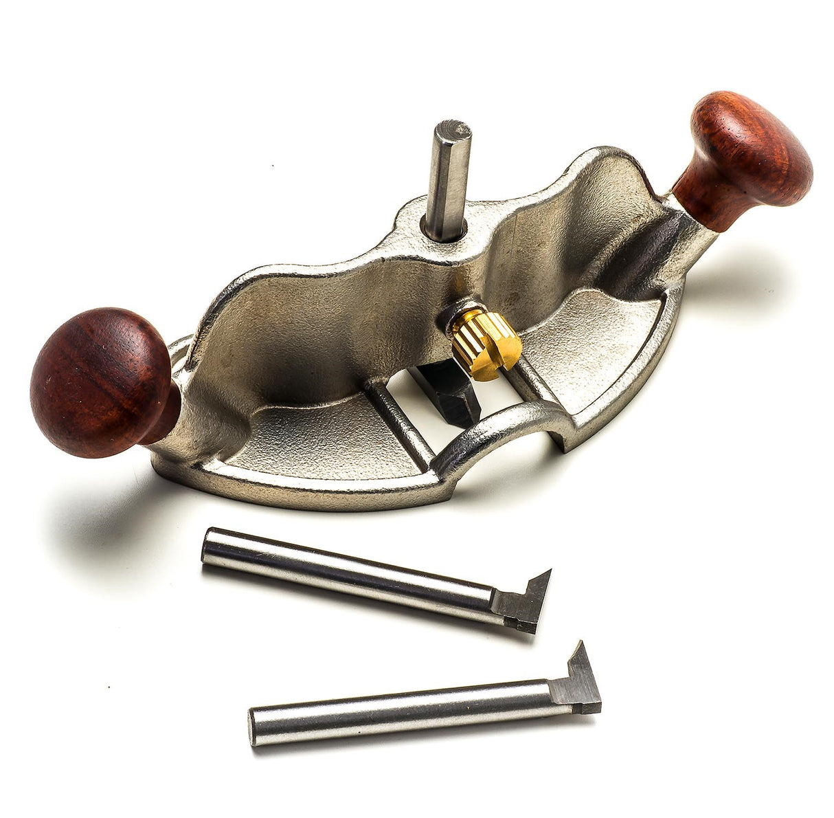Luban Small Router Plane with Metric Blades, ideal for precision woodwork