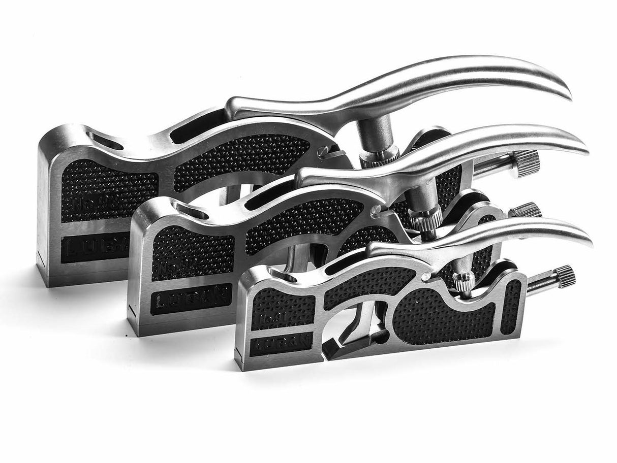 Luban 3-Piece Shoulder Plane Bundle in various sizes, high-quality woodworking tools Australia