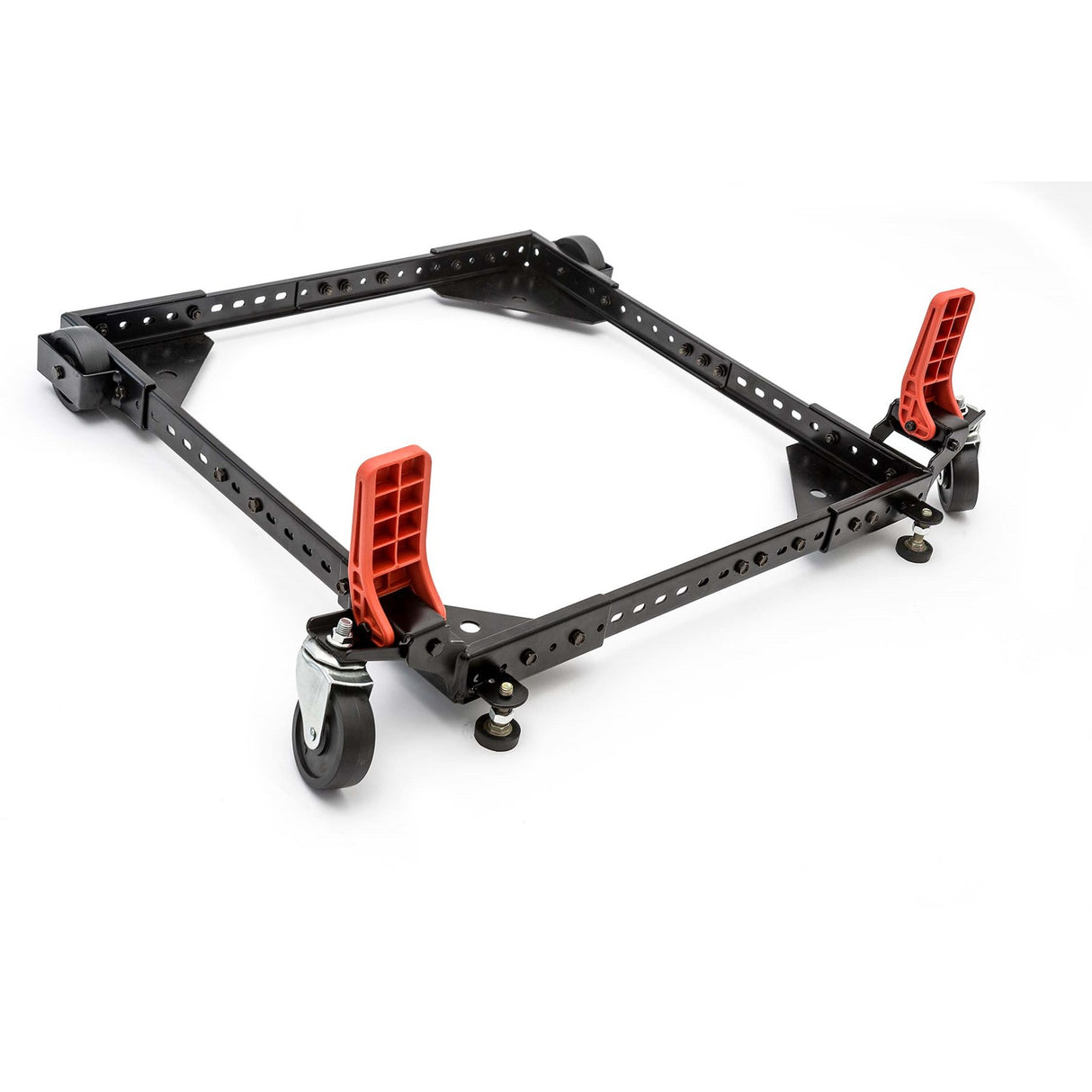 Sherwood 230kg Mobile Machine Base Wheel Kit with fixed and swivelling castors engaged by foot levers